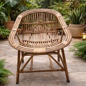 Natural Rattan Garden Chair
