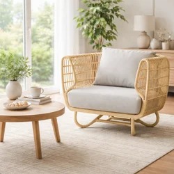 Cane Lounge Chair